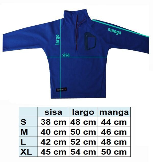 Buzo Micropolar kids Rotpunkt
