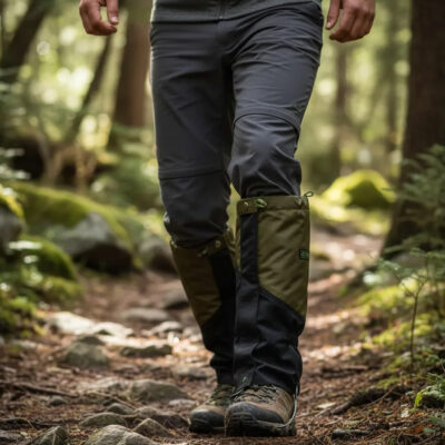 Lu-Polainas verde 1 Polaina Para Montaña Libo